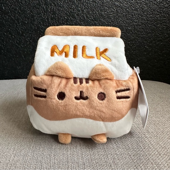 Pusheen Sips - Chocolate 🍫 Milk 🥛 Plush NWT 6” - Picture 1 of 5